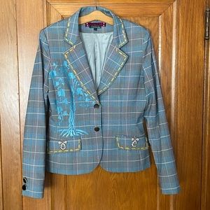 Eclectic plaid jacket